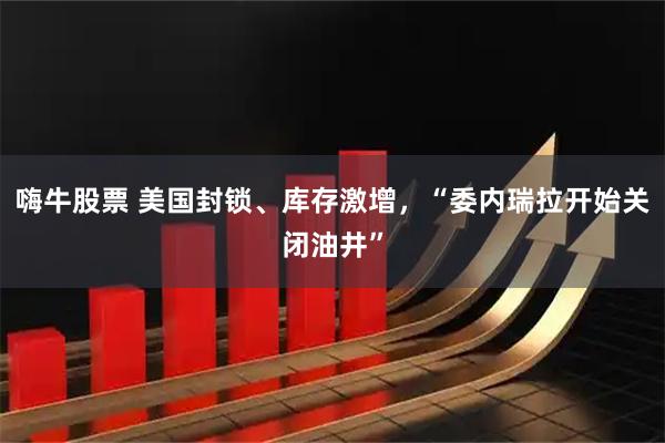 嗨牛股票 美国封锁、库存激增，“委内瑞拉开始关闭油井”