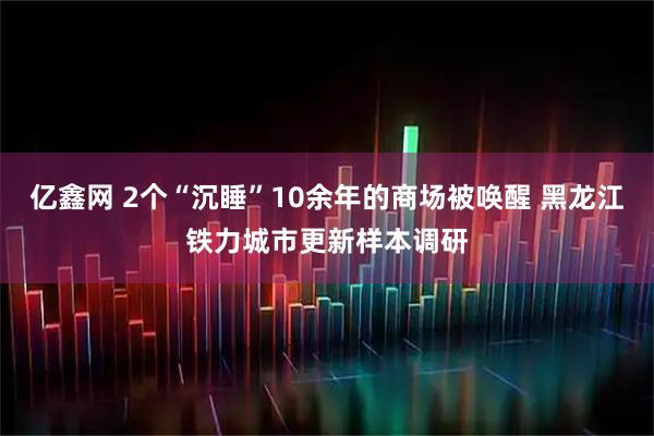 亿鑫网 2个“沉睡”10余年的商场被唤醒 黑龙江铁力城市更新样本调研