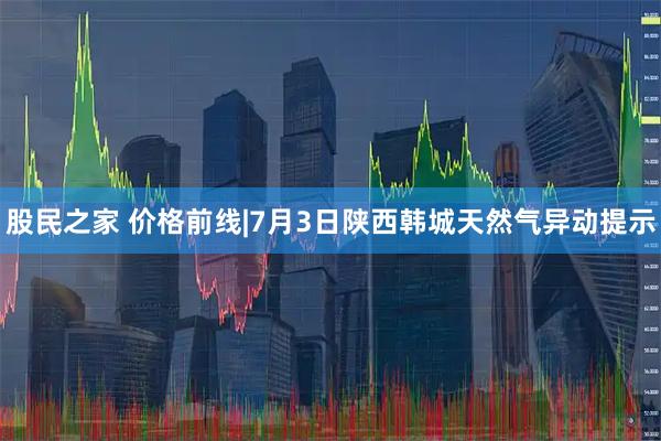 股民之家 价格前线|7月3日陕西韩城天然气异动提示