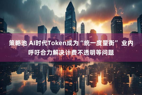策略池 AI时代Token成为“统一度量衡” 业内呼吁合力解决计费不透明等问题