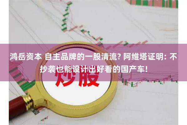 鸿岳资本 自主品牌的一股清流? 阿维塔证明: 不抄袭也能设计出好看的国产车!
