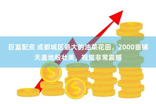 巨富配资 成都城区最大的油菜花田，2000亩铺天盖地般壮美，视觉非常震撼