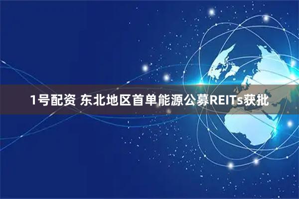 1号配资 东北地区首单能源公募REITs获批